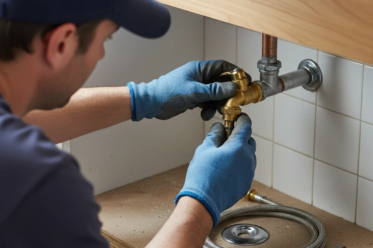 Shutoff valve and fitting work during Repiping in Clear Spring